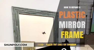 Refresh Your Plastic Mirror Frame with Paint