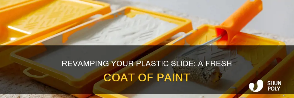 how to repaint a plastic slide