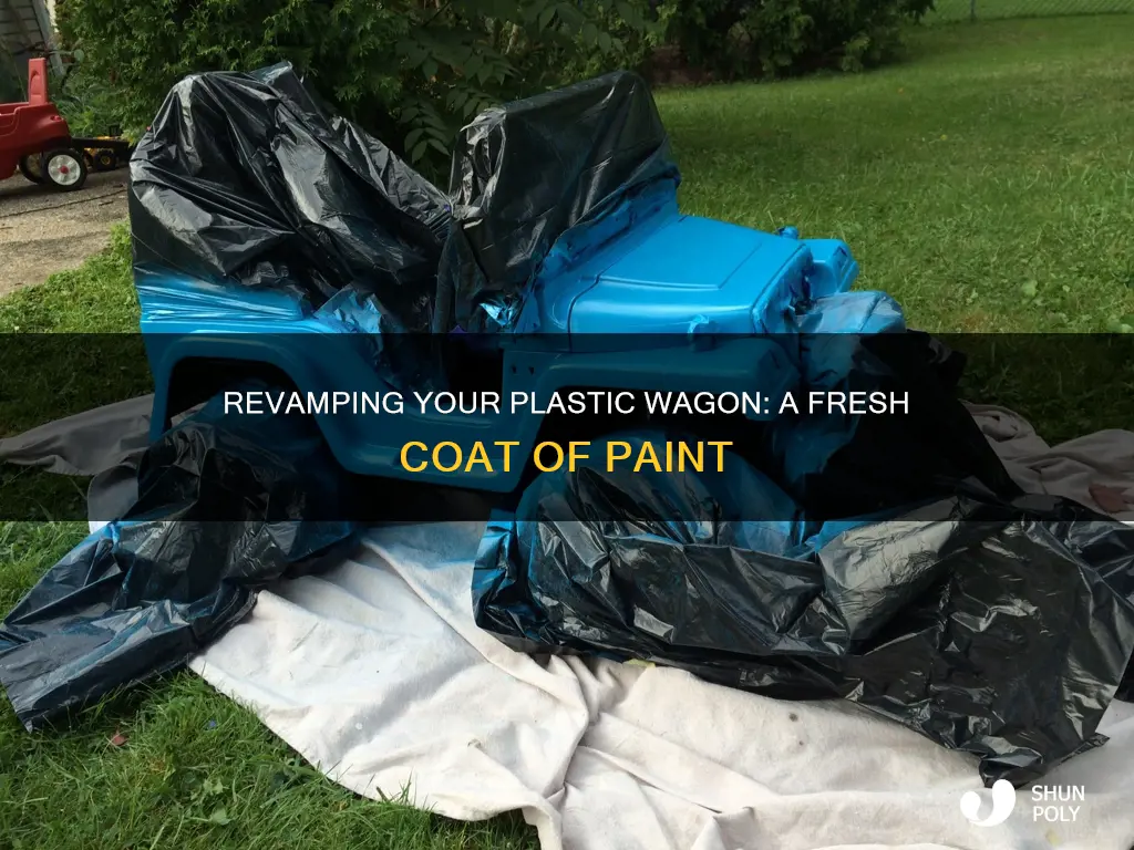 how to repaint a plastic wagon