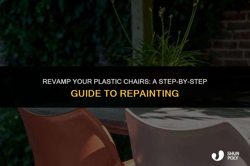 how to repaint plastic chairs