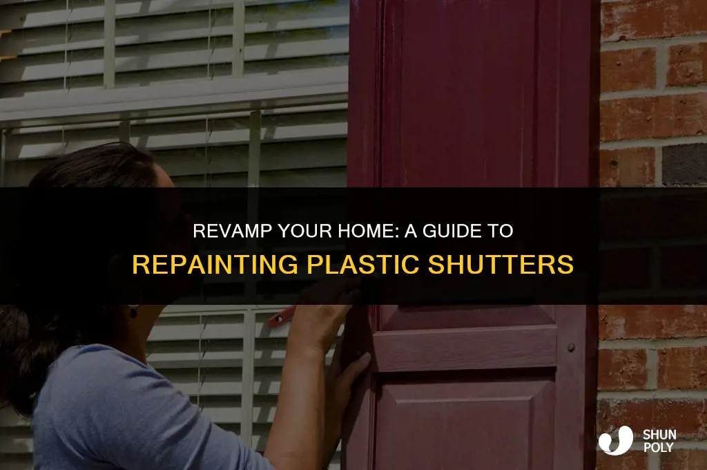 how to repaint plastic shutters