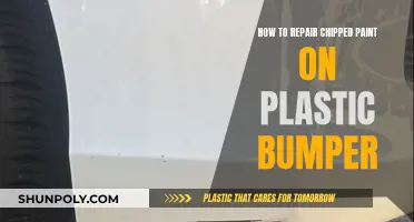 Repairing Chipped Paint: Fixing Plastic Bumper Imperfections