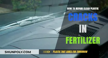 Fixing Clear Plastic Cracks in Fertilizer Containers: A DIY Repair Guide