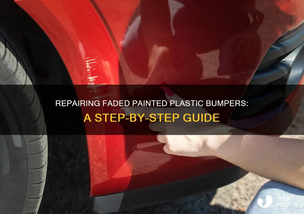 how to repair faded painted plastic bumpers