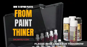 Repairing Plastic: Paint Thinner Damage Fix
