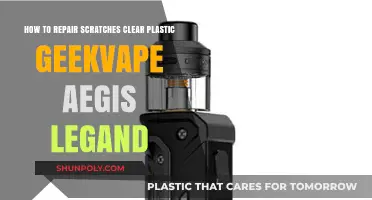 Fixing Scratches on Your Geekvape Aegis Legend Clear Plastic Easily
