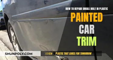 Repairing Small Holes in Car Trim: Fixing Plastic