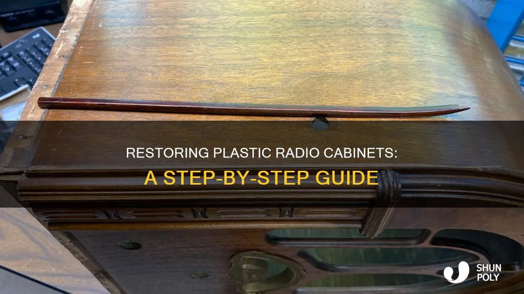 how to repairing plastic radio cabinets