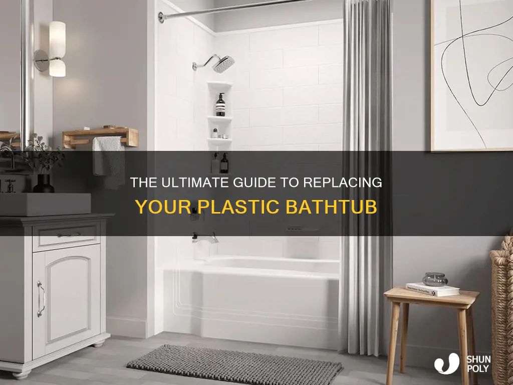 how to replace a plastic bathtub