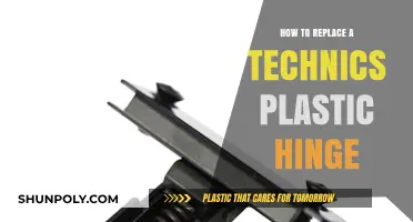 Technics Turntable Repair: Replacing Plastic Hinges