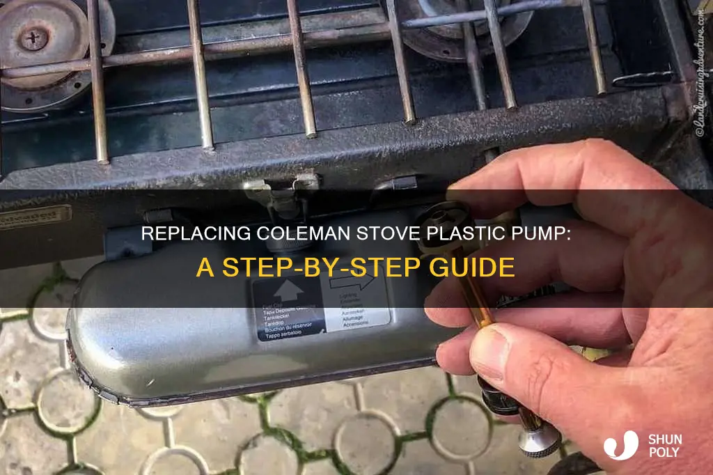 how to replace coleman stove plastic pump