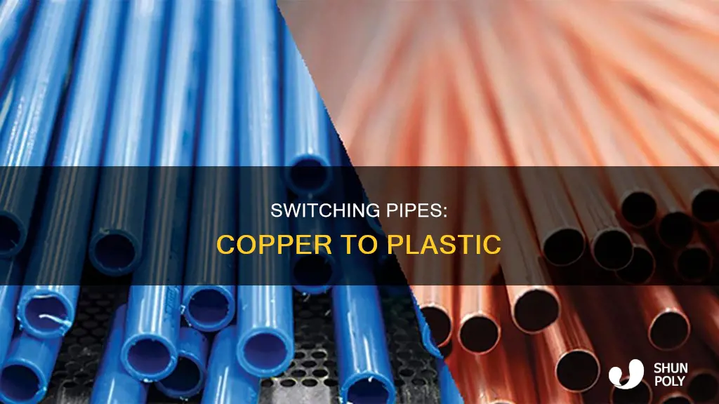 how to replace copper pipe with plastic