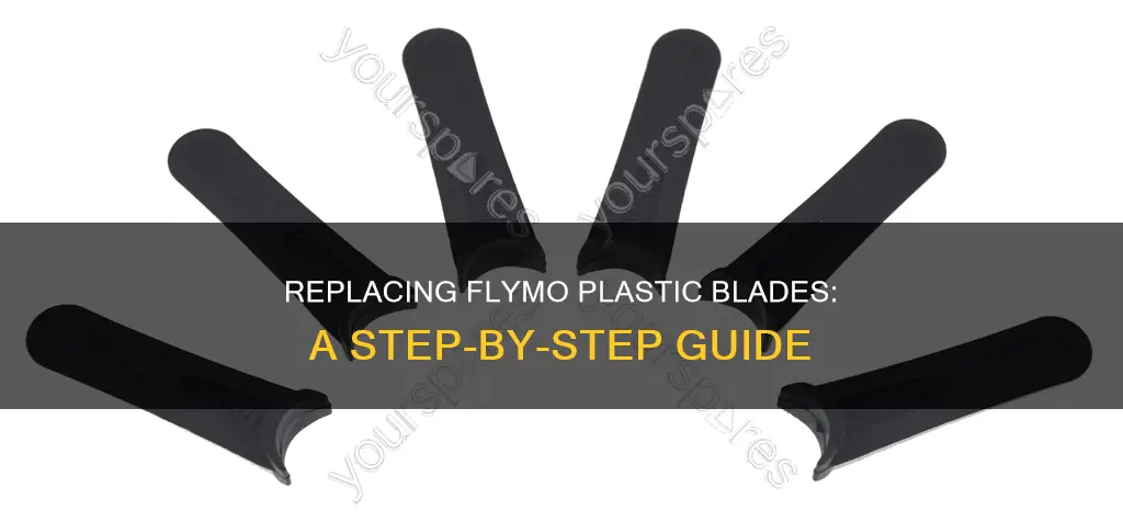 how to replace flymo plastic blades
