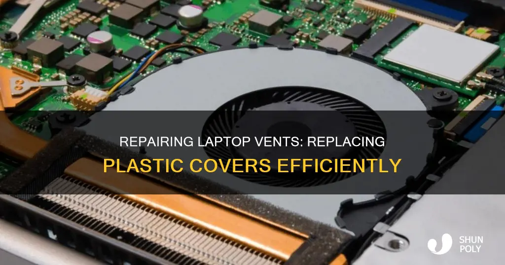 how to replace laptop vent plastic