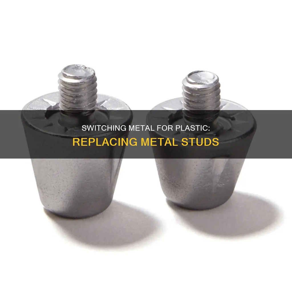 how to replace metal studs with plastic