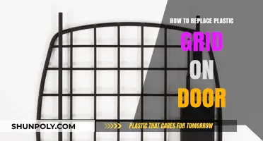 Fixing a Plastic Grid on a Door: Easy DIY Guide