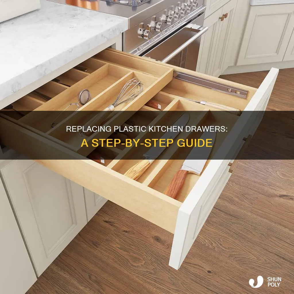 how to replace plastic kitchen drawers