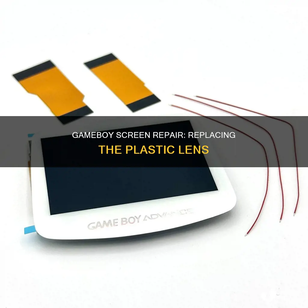 how to replace plastic lens on gameboy