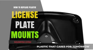 The Easy Guide to Replacing Plastic License Plate Mounts