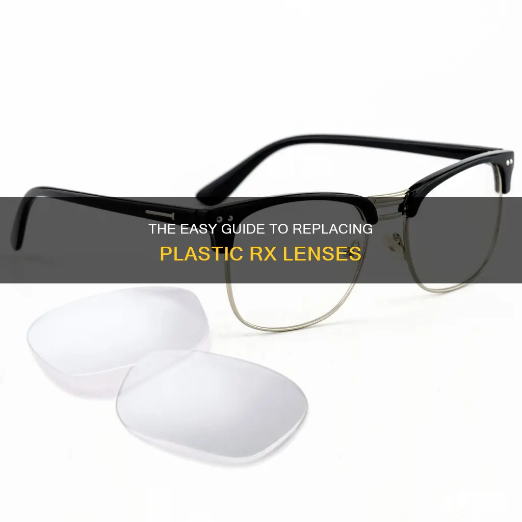 how to replace plastic rx lenses