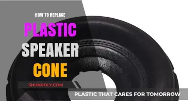 Repairing Speakers: Replacing Plastic Cones Made Easy