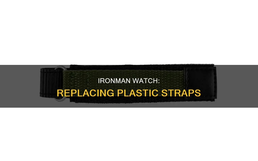 how to replace plastic straps ironman watch