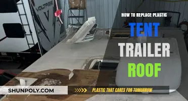 Tent Trailer Roof Replacement: Plastic to New