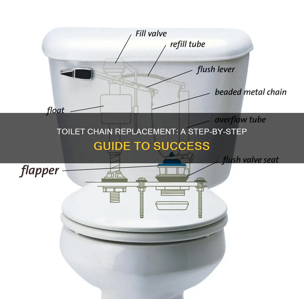 how to replace plastic toilet chain