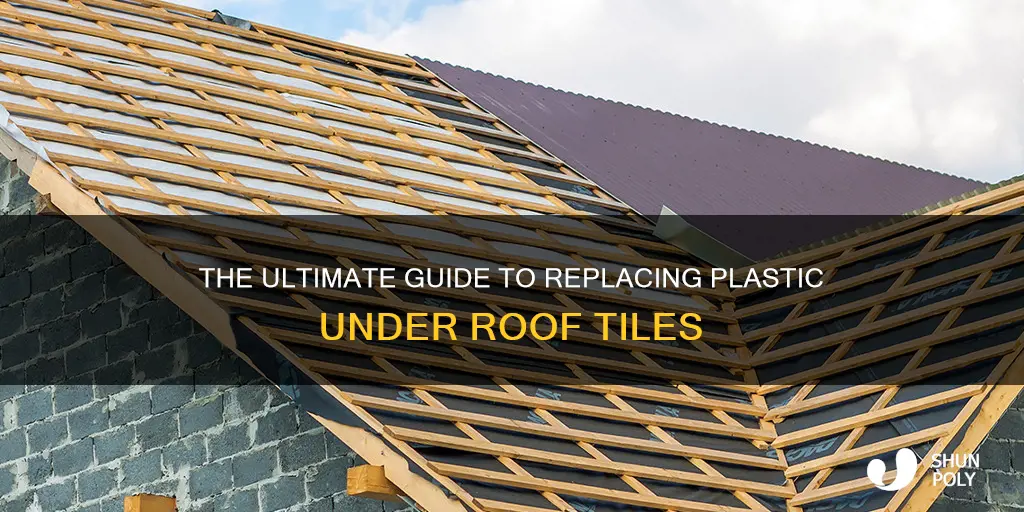 how to replace plastic under roof tiles