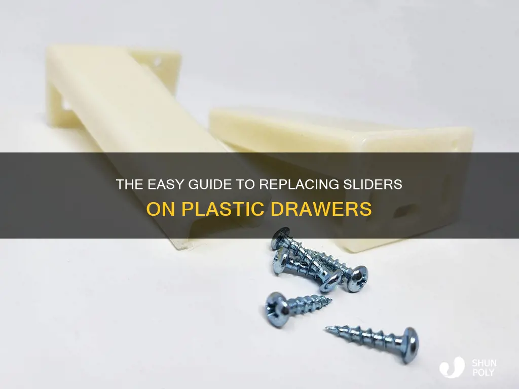 how to replace sliders on plastic drawers