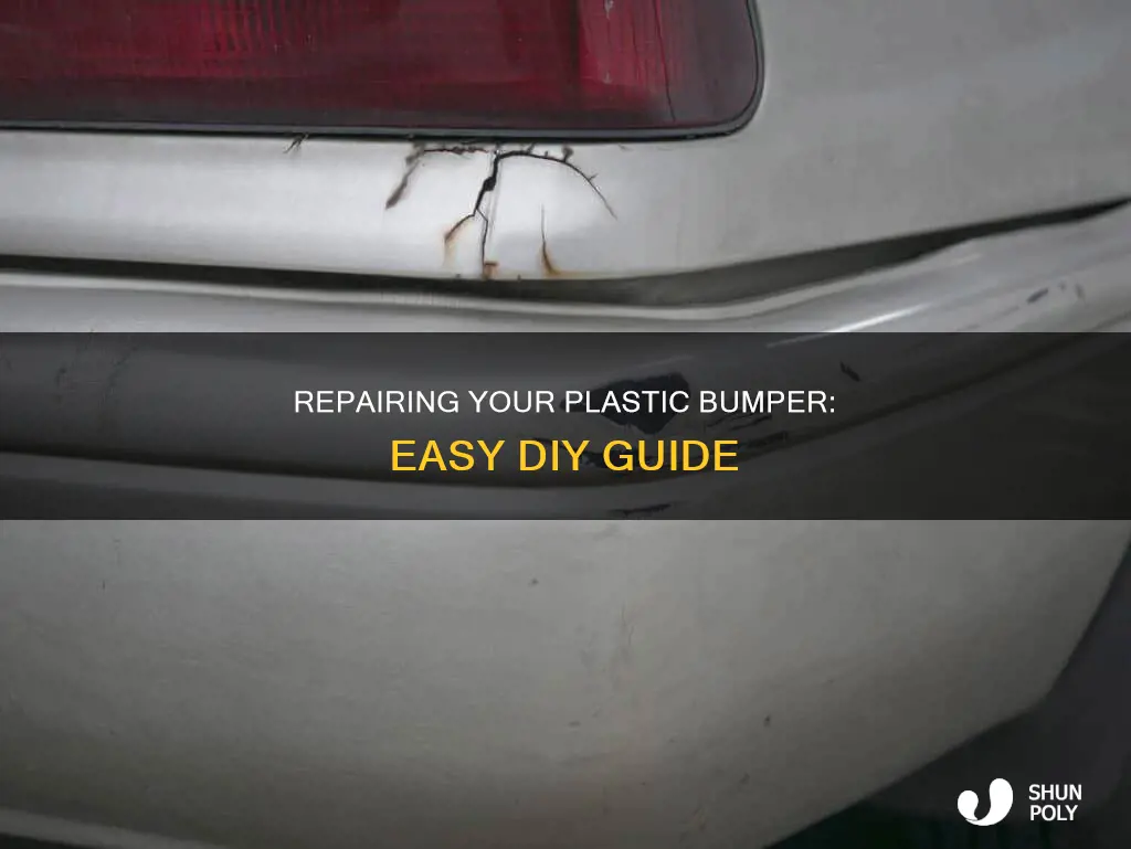how to replace the plastic bumper crack