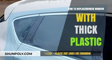 Replace Broken Windows: Install Thick Plastic for Safety