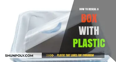 Resealing Boxes: Plastic Wrap Technique