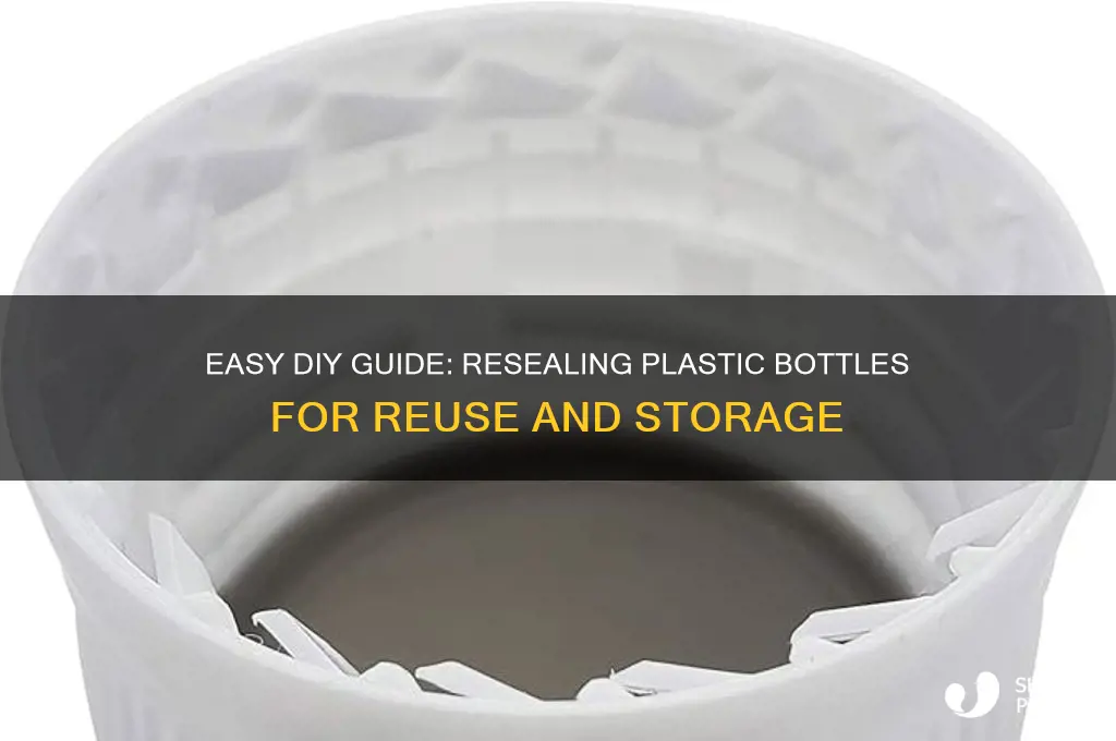 how to reseal plastic bottles