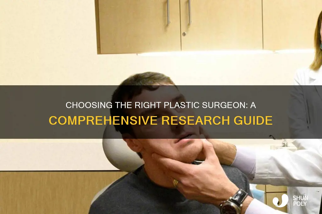 how to research plastic surgeons
