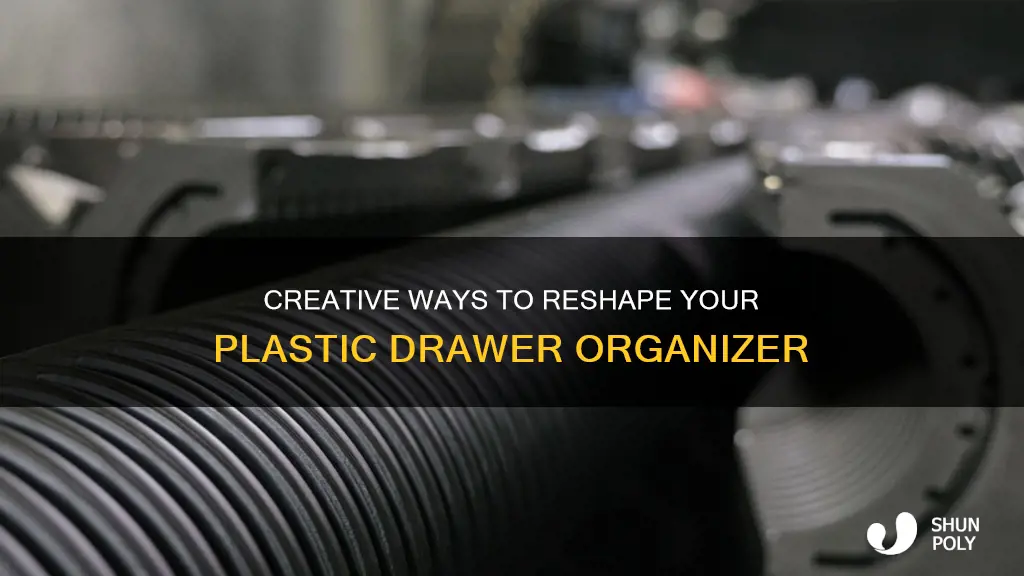 how to reshape a plastic drawer organizer