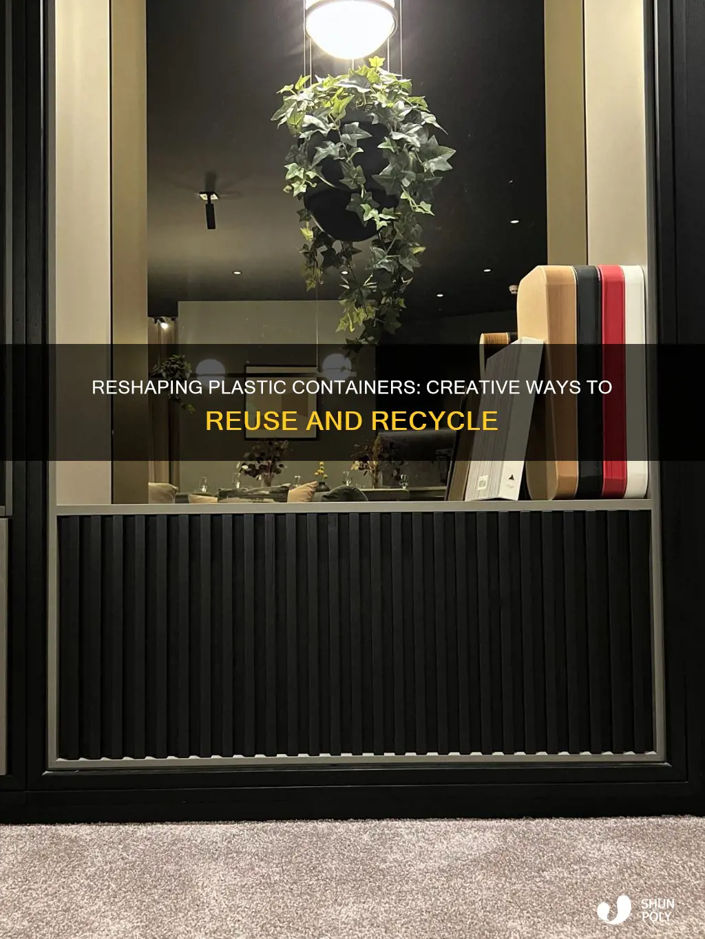 how to reshape plastic containers