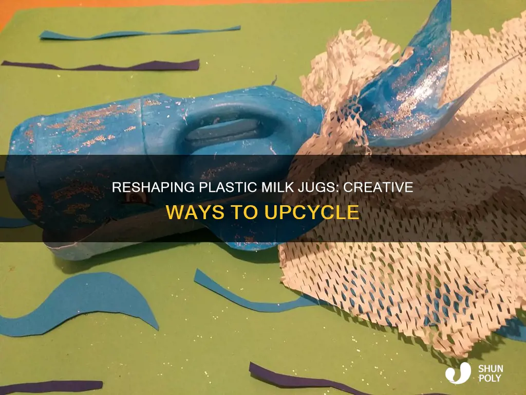 how to reshape plastic milk jugs