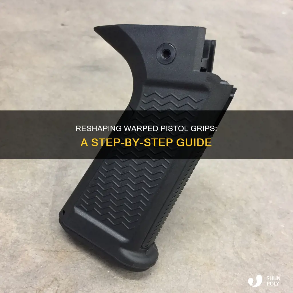 how to reshape warped plastic pistol grips