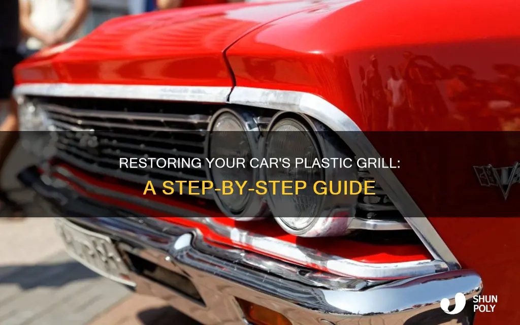 how to restore a plastic car grill