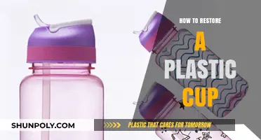 Restoring Plastic Cups: Tips and Tricks for a Fresh Look