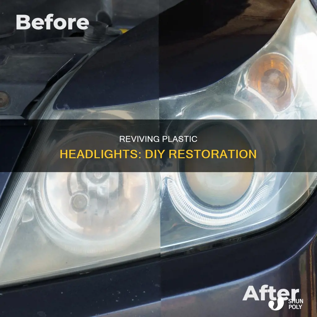 how to restore a plastic headlight lens