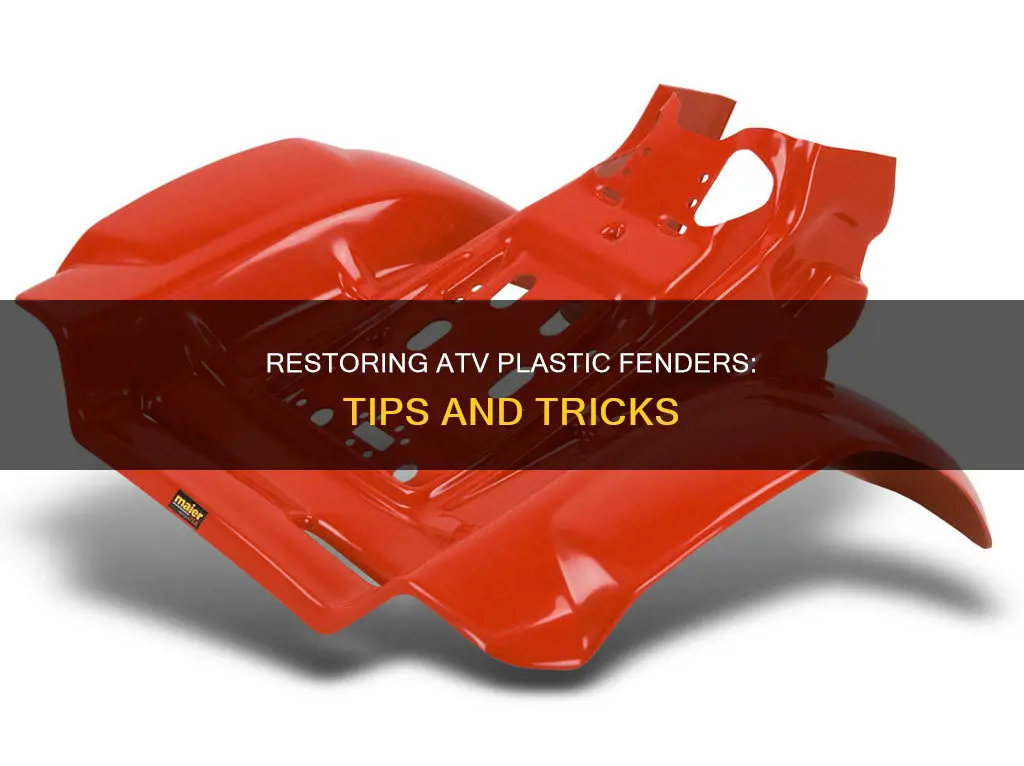 how to restore atv plastic fenders