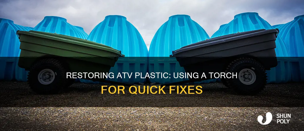 how to restore atv plastic with torch