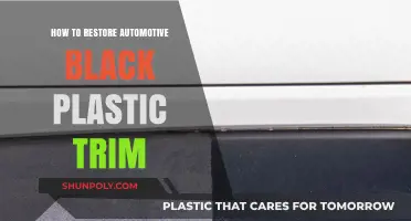 Reviving Automotive Black Plastic Trim: Easy DIY Guide