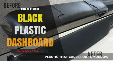 Reviving Your Black Plastic Dashboard: A Step-by-Step Guide