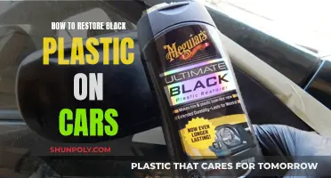Restoring Black Plastic on Cars: Tips and Tricks