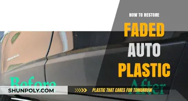 Restoring Faded Auto Plastic: Tips for a Like-New Look