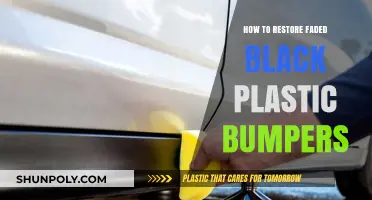 Reviving Faded Bumpers: Restoring Black Plastic to its Former Glory