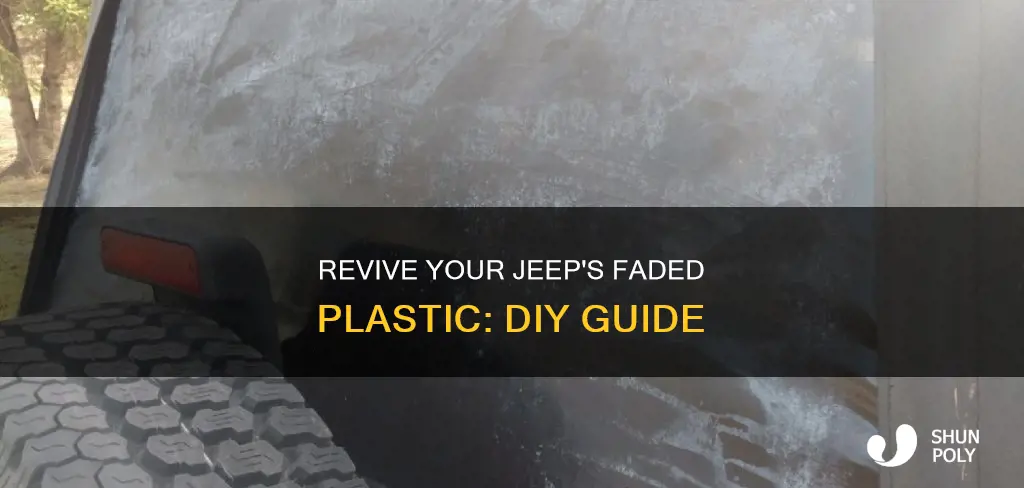how to restore faded jeep plastic